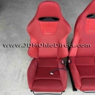 JDM EP3 Civic Type R Front Red Recaro Seats  